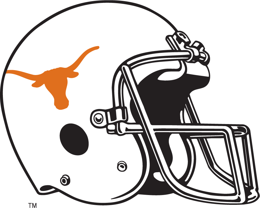 Texas Longhorns 1977-2004 Helmet Logo iron on transfers for T-shirts